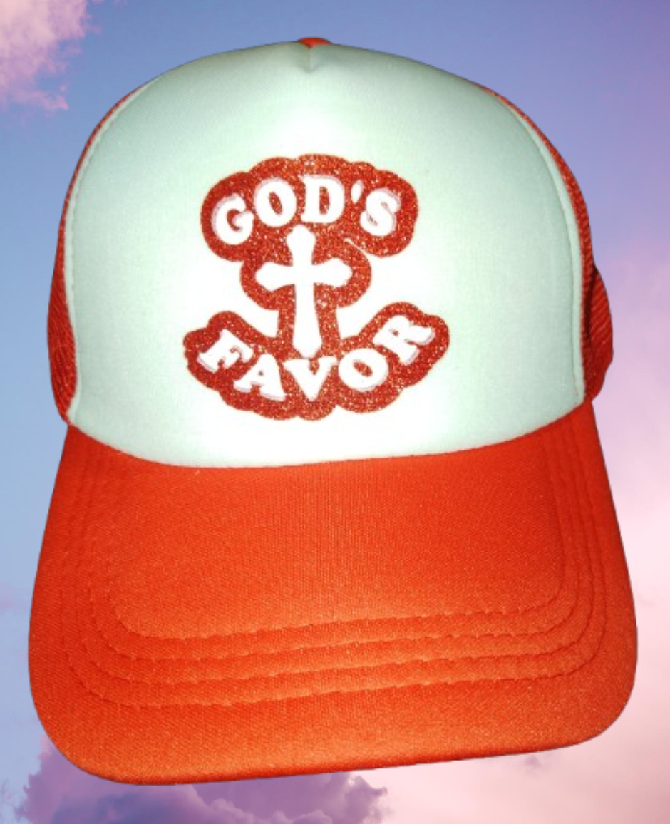 GOD'S FAVOR TRUCKER WOMENS HAT